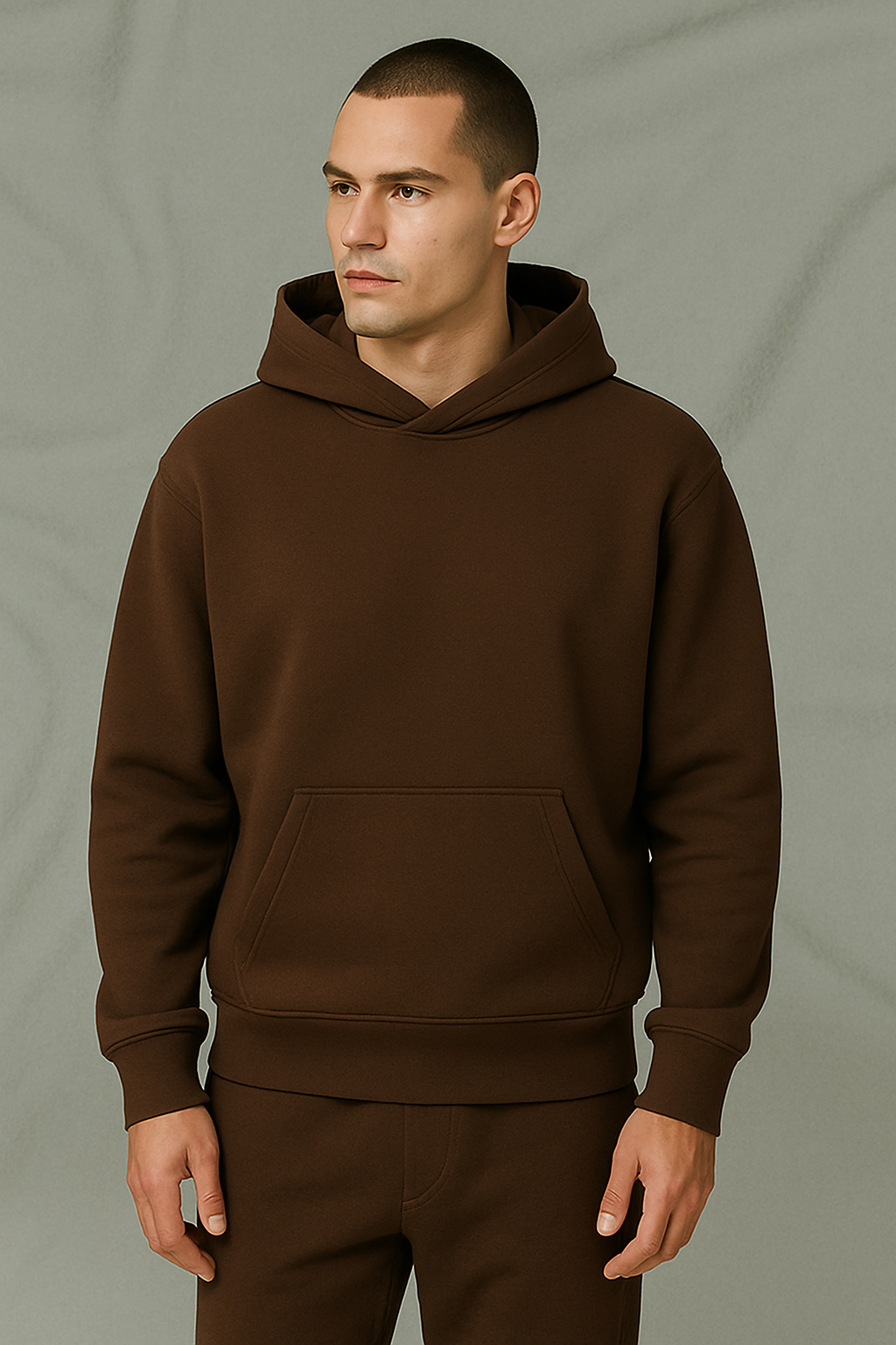 The Coffee Brown Premium Fit Hoodie