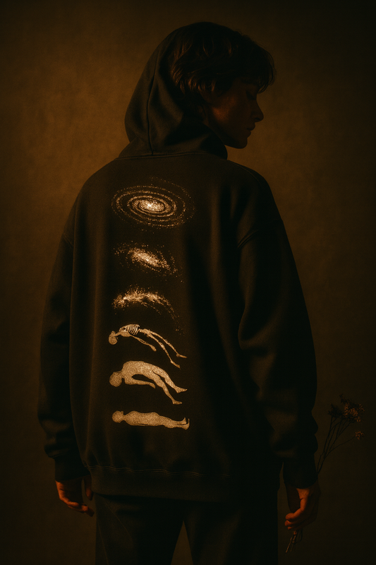“Cosmic Evolution Hoodie”oversized