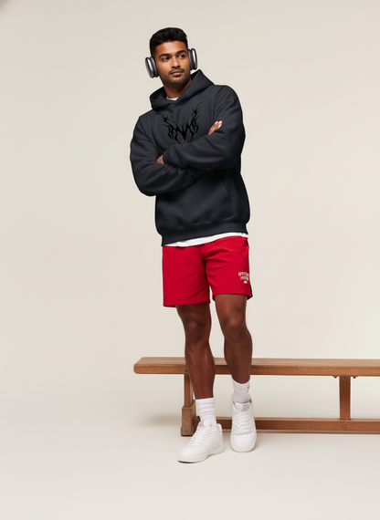 Reaper Wing Oversized Pullover | Cyber Sigilism Graphic Hoodie