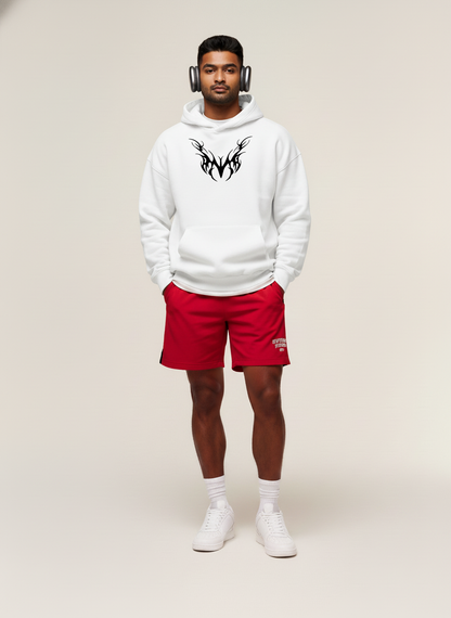 Reaper Wing Oversized Pullover | Cyber Sigilism Graphic Hoodie